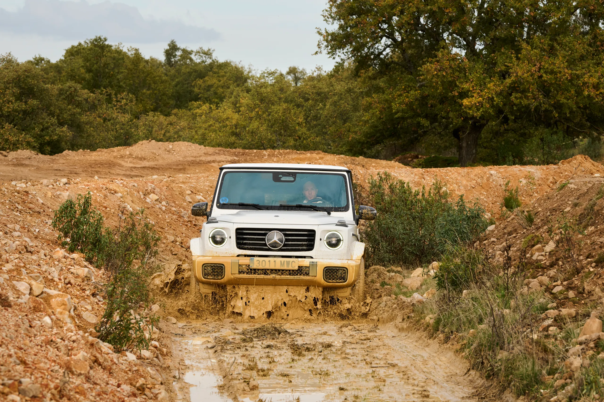 Mercedes-Benz en acción off-road, una de las marcas con mejores todoterrenos.