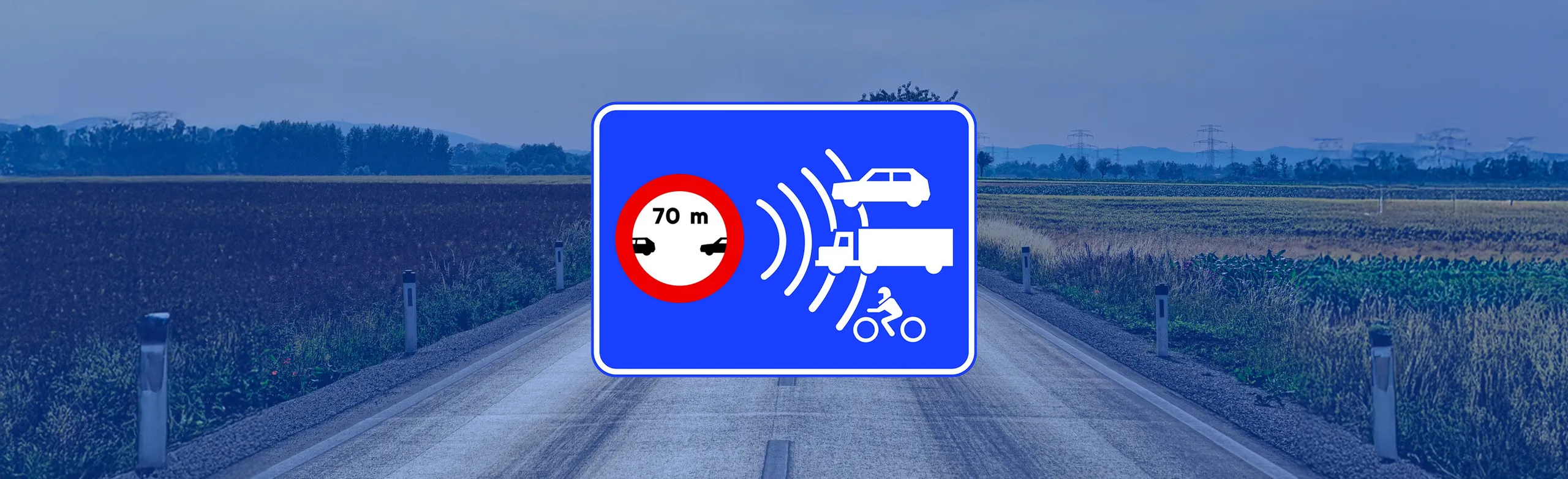 Esta es la nueva señal de la DGT que controla la distancia de seguridad entre vehículos